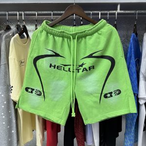 Hellstar Warm Up Shorts Green FH0080