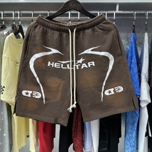 Hellstar Warm Up Shorts Brown FH0080