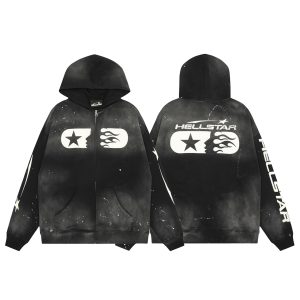 Hellstar Studios Zip Hoodie Black HS03ZIP001 BLAC