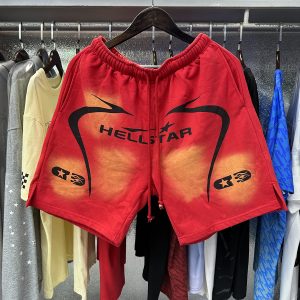 Hellstar Warm Up Shorts Red FH0080