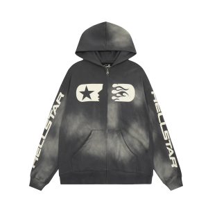 Hellstar Studios Zip Hoodie Grey HS03ZIP001 GREY