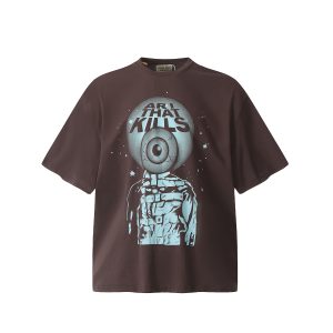 Gallery Dept. Print T-shirt Brown D53