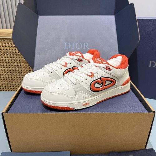 Dior B57 Low Dior Oblique White Orange 3SN318ZXU H553