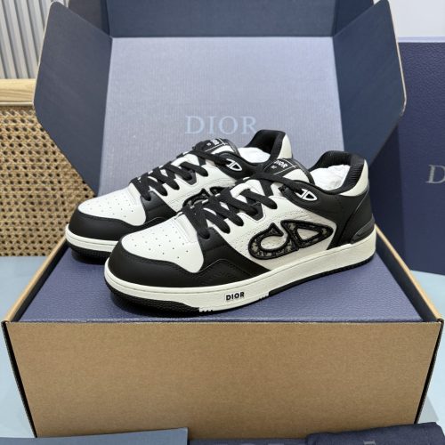 Dior B57 Low Dior Oblique Black White 3SN318ZXU_H960
