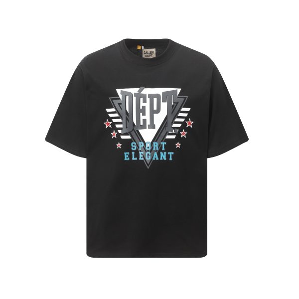 Gallery Dept. Print T-shirt Black D3295