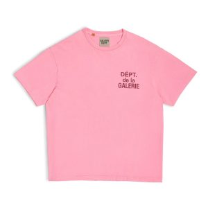 Gallery Dept. French T-shirt Flo Pink  FT-1056