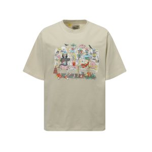 Gallery Dept. Print T-shirt Black D3299