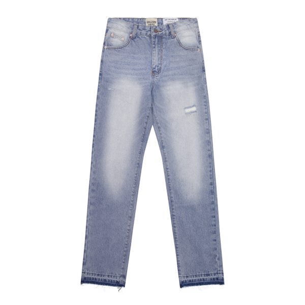 Gallery Dept. Basic Washed Straight Leg Jeans Blue YC00115
