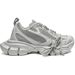 Balenciaga 3XL Silver Light Gray 734731 W3XLR 1281