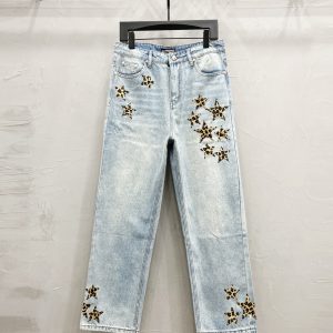 Chrome Hearts Star Embroidered Jeans