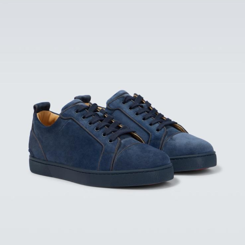 Christian Louboutin Fun Louis Junior Suede Sneakers 231813M237014